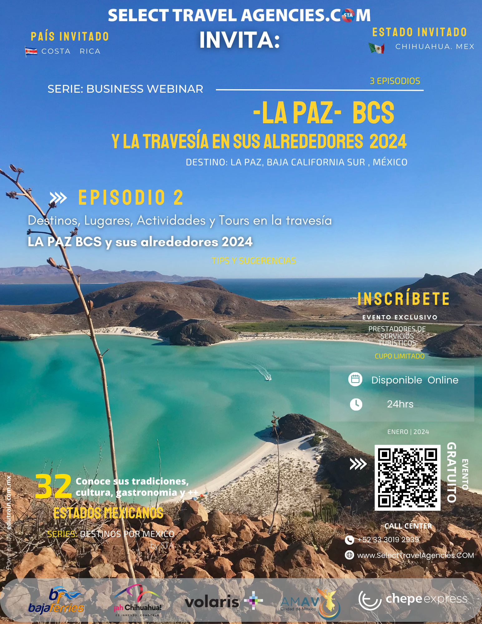 STA│BW 2024 SH │SERIE  La PAZ BCS│Episodio 2│Destinos, Lugares, Actividades y Hospedaje en la travesía